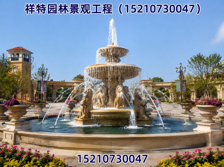 博野县喷泉工程展示图