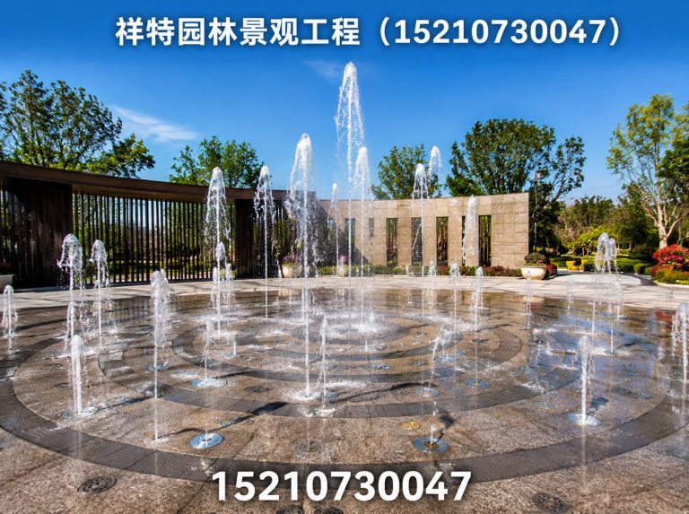 博野县音乐喷泉展示图